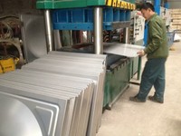 304不锈钢模板生产现场