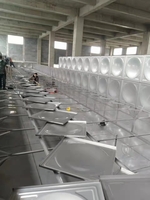 鶴壁富士康400m3+600m3 304不銹鋼組合水箱 安裝驗收完工