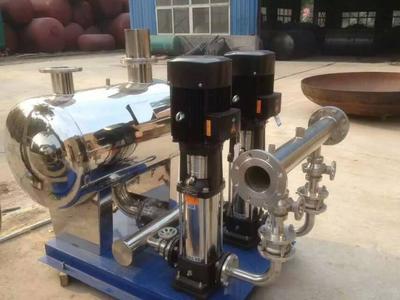 一控二不銹鋼無負(fù)壓供水設(shè)備